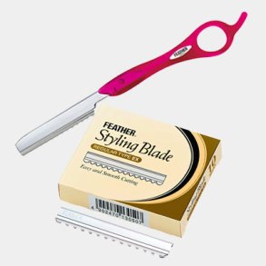 Feather knive og barberblade – professionelle japanske blade i hj kvalitet til prcis barbering, skarphed og lang holdbarhed