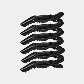 Professionelle frisrklips og sektioneringsklemmer til prcis opdeling af hret ved klipning, farvning og styling i salonen