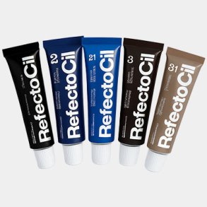 RefectoCil jenbrynsfarver og vippefarver i forskellige nuancer – professionel farve til bryn og vipper