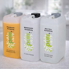 Balsamprodukter fra All4hair&rsquo;s PURE Basic Care-serie, udviklet til at give n�ring, pleje og forbedret fris�rbarhed til alle h�rtyper. Serien tilbyder sk�nsomme og effektive formuleringer, der supplerer shampooerne og efterlader h�ret bl�dt, glansfuldt og 