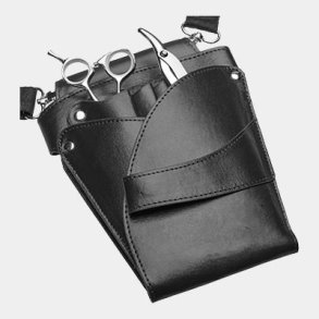 Professionel saksetaske til frisrer – praktisk opbevaring af saksest, vrktj og udstyr, ideel sammen med rullekufferter og salonudstyr