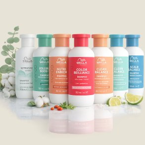 Wella Invigo shampoo serie til kr�ller, fint h�r, t�rt h�r, farvet h�r og sk�l &ndash; professionelle h�rplejeprodukter