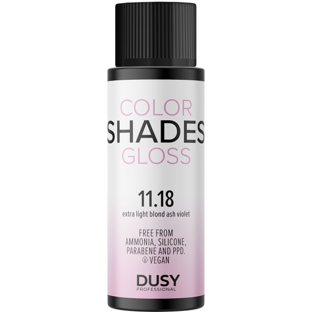 Dusy Color Shades 11.18 h�rfarve i ekstra lys askeblond med violet nuance 60 ml