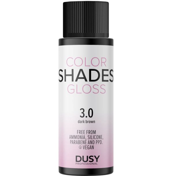 Dusy Color Shades 3.0 h�rfarve i m�rkebrun 60 ml