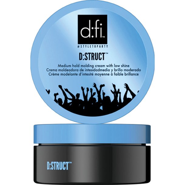 D:fi D:Struct Molding Creme med medium hold og naturlig mat finish til fleksibel styling og definition