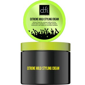 D:fi Extreme Hold Styling Cream 150 ml med ekstremt hold og medium glans til strukturerede frisurer og spikes