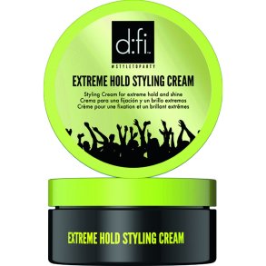 D:fi Extreme Hold Styling Cream med ekstremt hold og medium glans til strukturerede frisurer og spikes