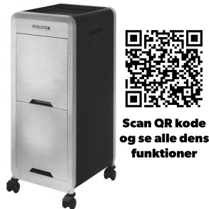 EFALOCK eNOBILE servicevogn i s�lv og antracit med 4 skuffer, f�nholder, varmebeskyttelsesm�tte og HAIRPROOF hjul