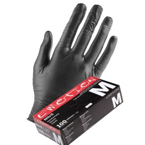 Emotion medium engangsnitrilhandsker – pudderfri, latexfri og kemikalieresistente nitrilhandsker i ske med 100 stk