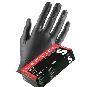 Emotion small engangsnitrilhandsker – pudderfri, latexfri og kemikalieresistente nitrilhandsker i ske med 100 stk