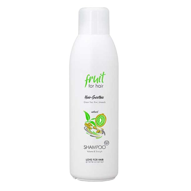 LOVE FOR HAIR Fruit for Hair Volume & Strength Shampoo 1000 ml volumengivende shampoo med gr�n te, kiwi og h�rfr�.