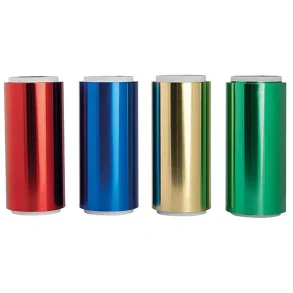 Mex pro Hair Color Mix alufolie, 4 ruller � 50 m i r�d, bl�, guld og gr�n