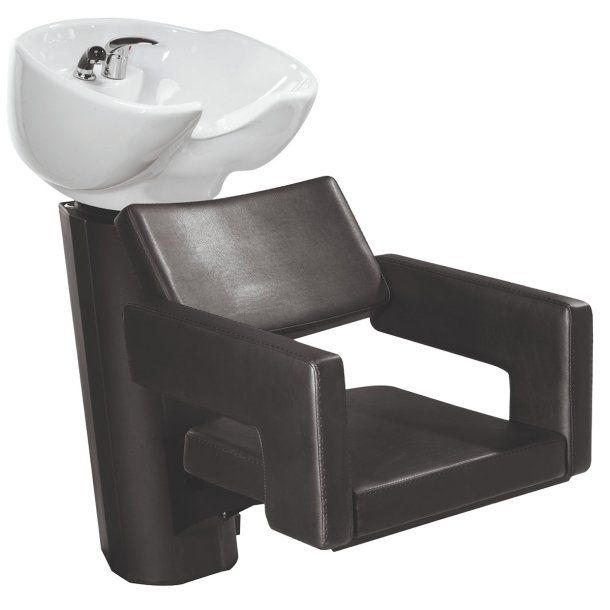 Backwash Odeon med stol og h�ndvask hvid