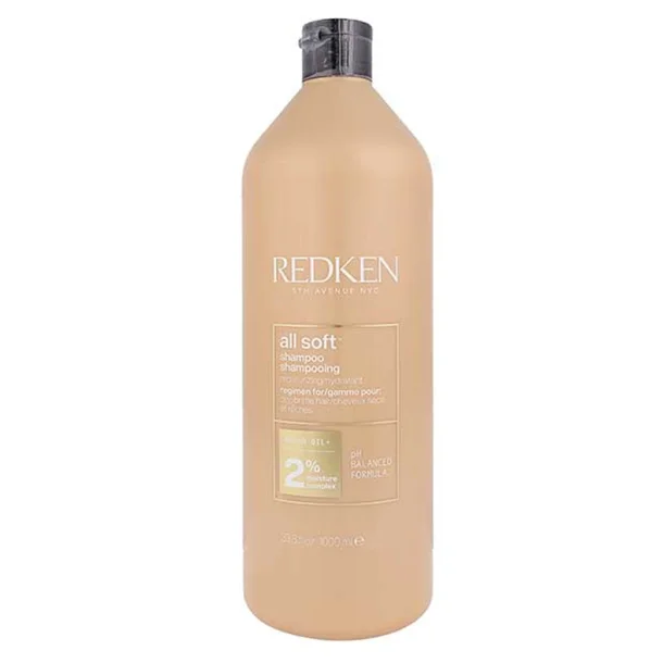 Redken All Soft Shampoo 1000 ml salonst�rrelse