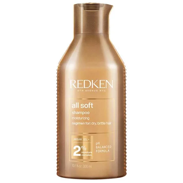 Redken All Soft Shampoo med arganolie til t�rt h�r