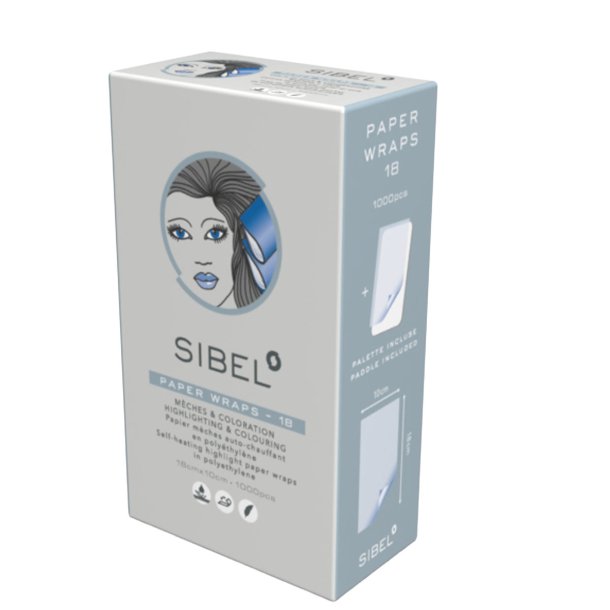 Sinelco wraps 18 cm highlightstrimler i dispenserske med selvvarmende polytylenfolie