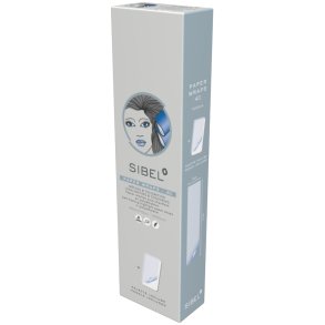 Sinelco wraps 40 cm highlightstrimler i dispenserske med selvvarmende polytylenfolie til lange hr og balayage
