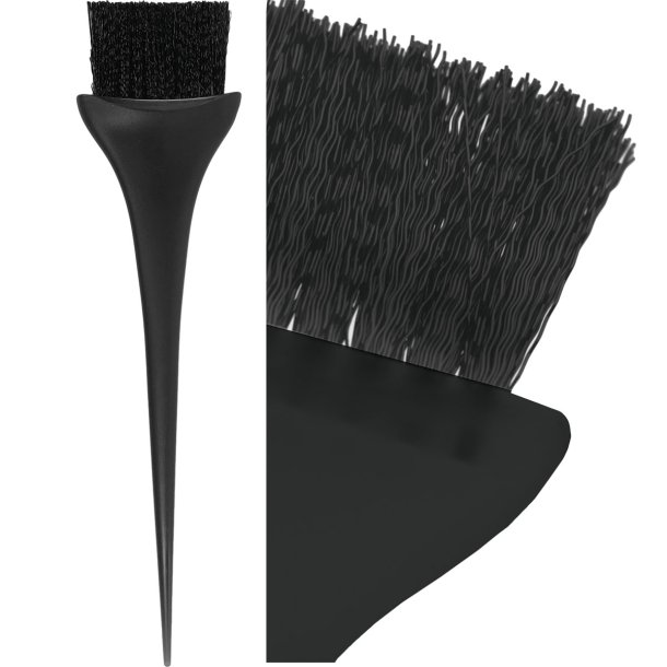 Farvepensel med b�lgede b�rster