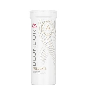 Wella Blondor Freelights Bleaching Powder 400 g til professionel frih�ndsblegning og balayage, giver op til 7 niveauers lysning med pr�cis og kontrolleret opl�ftning uden folie.