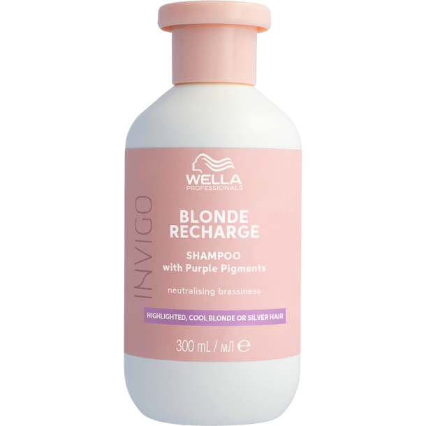 Wella Invigo Blonde Recharge Shampoo - 300 ml