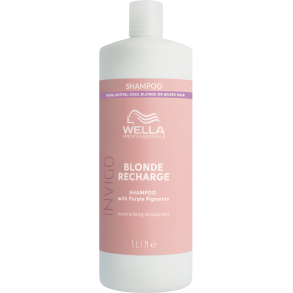 Wella Invigo Blonde Recharge Shampoo - 1000 ml