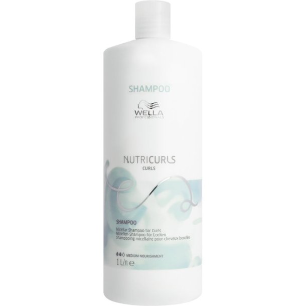 Wella Nutricurls Waves Shampoo - 1000 ml