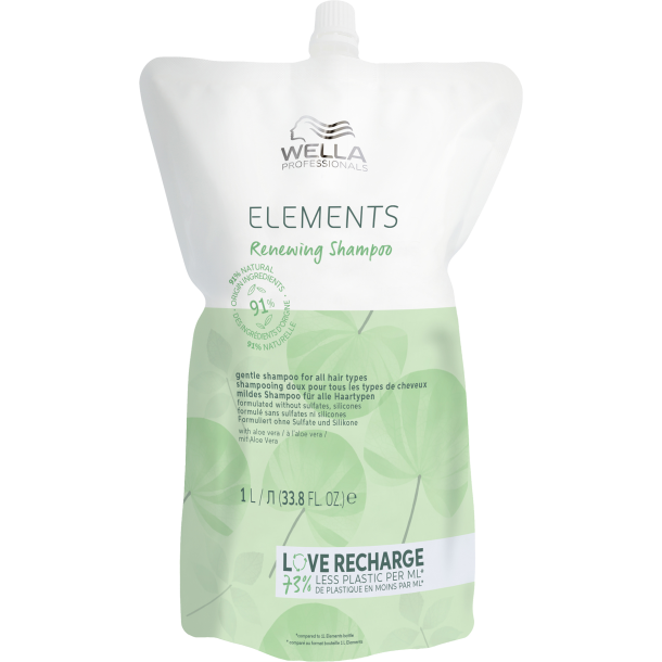 Wella Elements Renewing Shampoo - 1000 ml refill