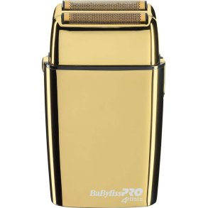 BabylissPro Double Foil Metal Shaver - Gold