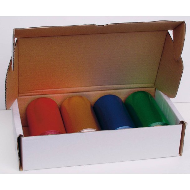 Multifarvet Alu Folie 4-pakning - 12cm x 50 meter - 20my