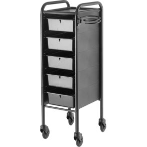 Efalock Piccolo 84/5 Clictec Service Cart - Sort Stel