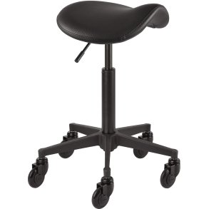 COMFY sadelformet klippestol - sort stel