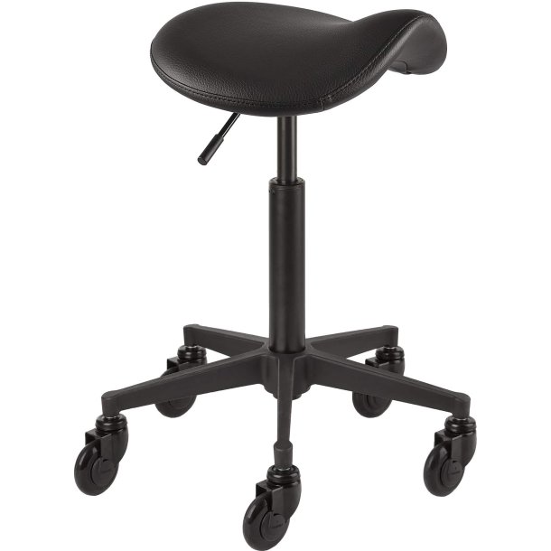 COMFY sadelformet klippestol - sort stel