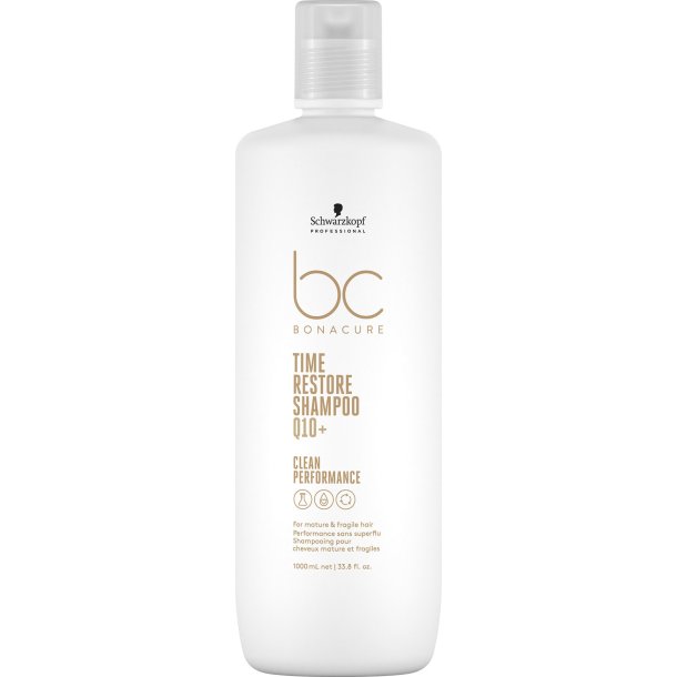 Schwarzkopf Bonacure Time Restore Shampoo - 1000 ml