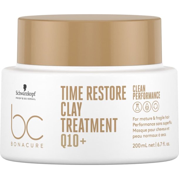 Schwarzkopf Bonacure Time Restore Clay Treatment - 200 ml