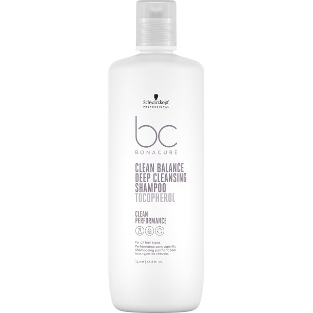 Schwarzkopf Bonacure Clean Balance Deep Cleansing Shampoo - 1000 ml