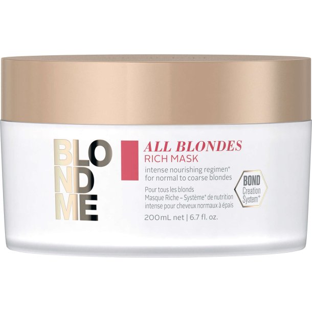 Schwarzkopf Blondme All Blondes Rich Mask - 200 ml