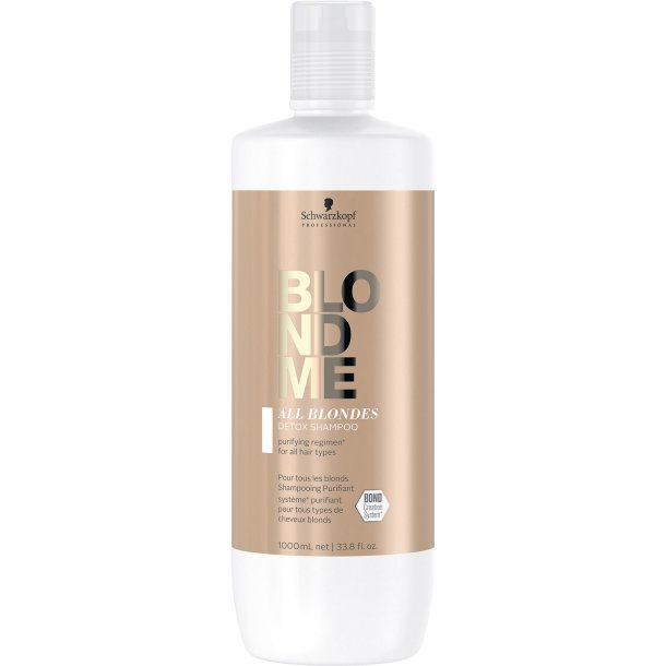 Schwarzkopf Blondme All Blondes Detox Shampoo - 1000 ml