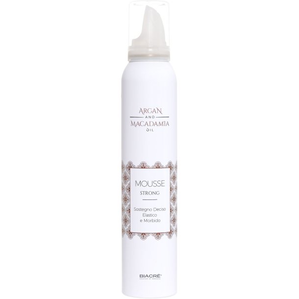 Biacr Argan & Macadamia Mousse Strong - 200 ml