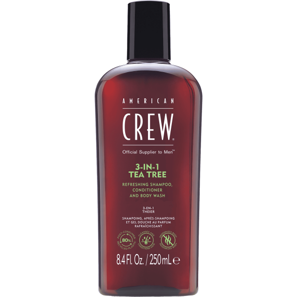 American Crew 3 in 1 Tea Tree - 250 ml