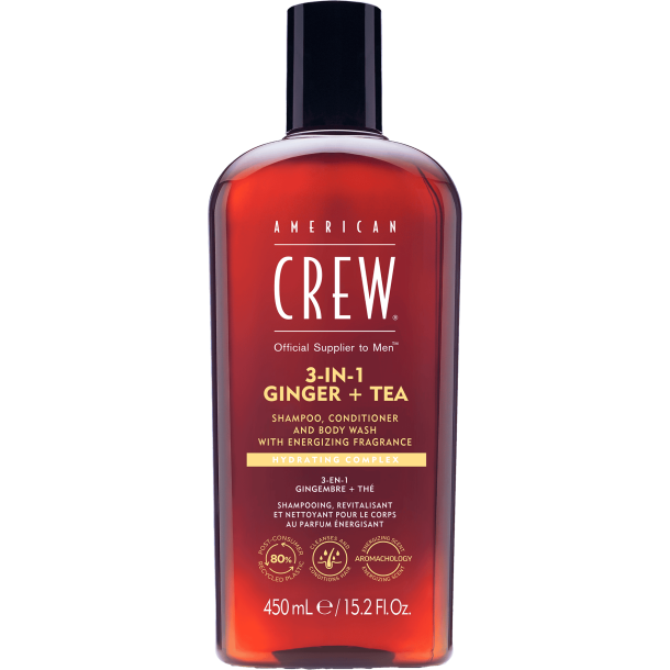 American Crew 3-In-1 Ginger + Tea - 450 ml