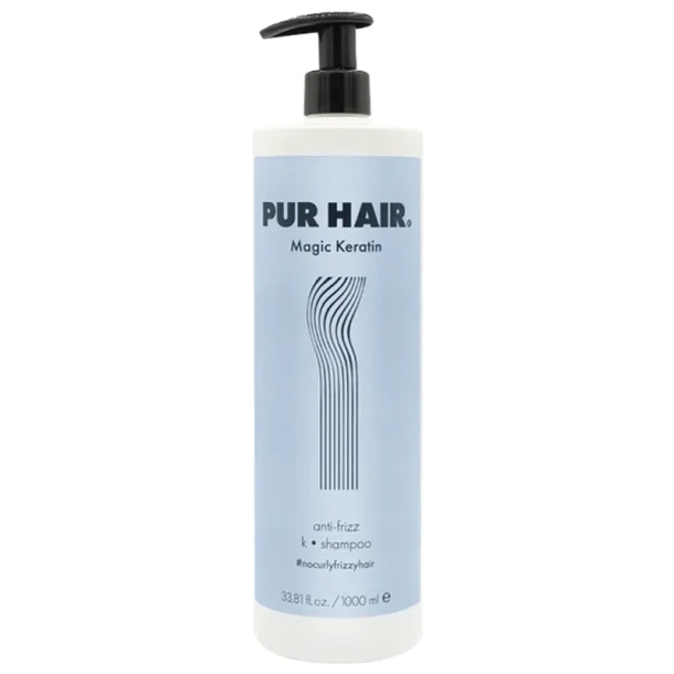 Pur Hair Magic Keratin Anti-Frizz Shampoo  Glat & Bldt Hr - 1000 ml